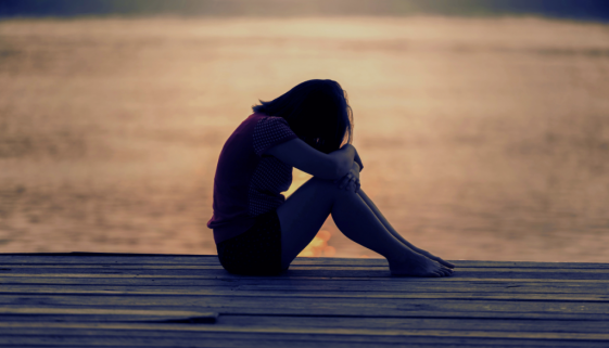 Sadness and depression is lonely